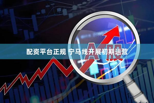 配资平台正规 宁马线开展初期运营